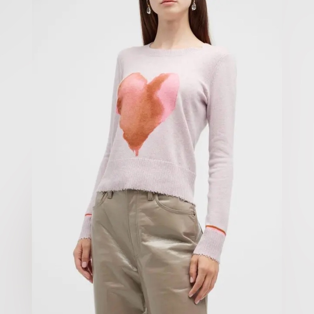 Lisa Todd Pink Heart Sweater